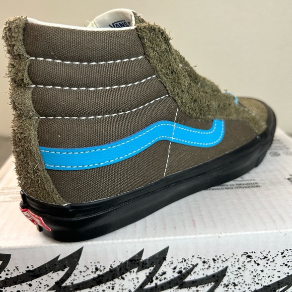 RARE Vans Vault OG Sk8-Hi Lx Hairy Suede Women Size 8 , Men Size 6.5 - Picture 5 of 11